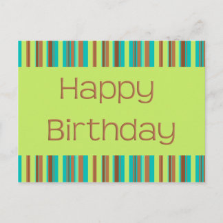 Grattis på födelsedagen vykort