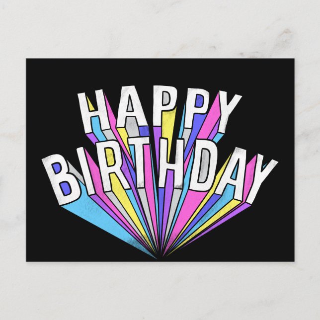 grattis på födelsedagen vykort (Framsida)