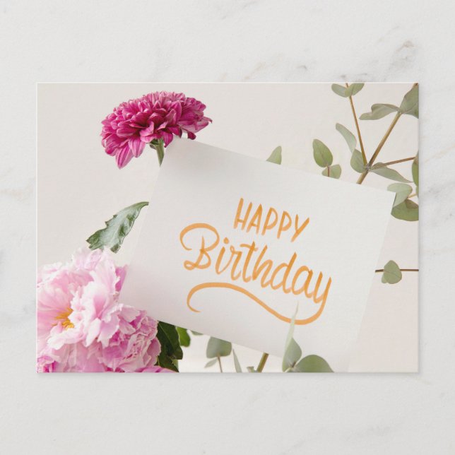 GRATTIS PÅ FÖDELSEDAGEN VYKORT (Framsida)