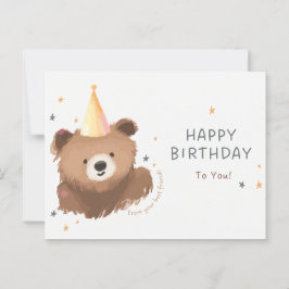 Grattis på födelsedagen vykort