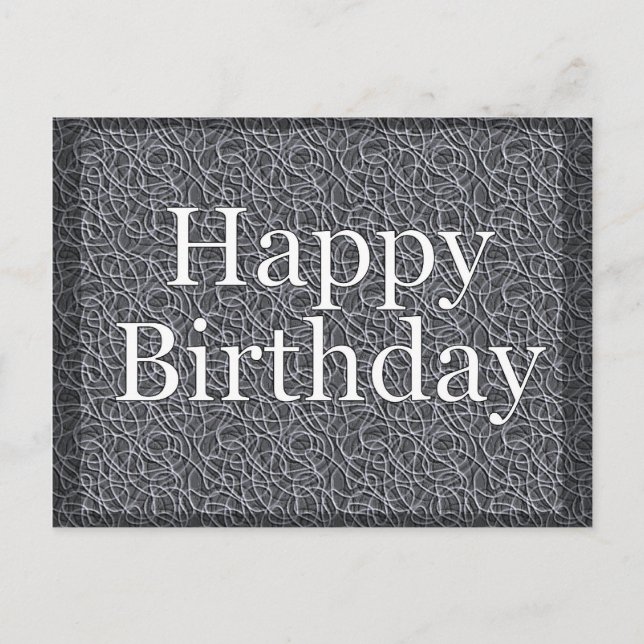 Grattis på födelsedagen vykort (Framsida)