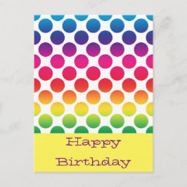 Grattis på födelsedagen vykort