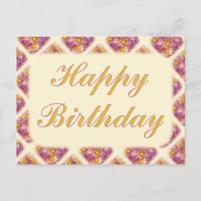 Grattis på födelsedagen vykort (Framsida)