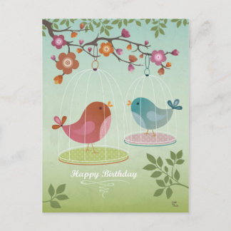 Grattis på födelsedagen vykort