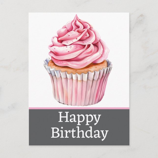 Grattis på födelsedagen vykort (Framsida)