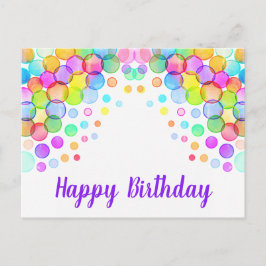 Grattis på födelsedagen vykort