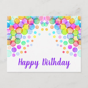 Grattis på födelsedagen vykort