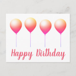 Grattis på födelsedagen vykort