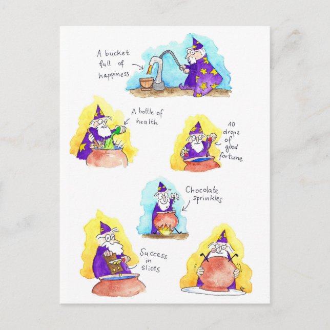 Grattis på födelsedagen vykort av Nicole Janes (Framsida)