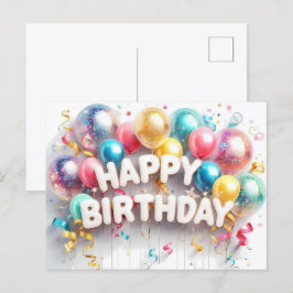 Grattis på födelsedagen vykort, bulk, prisvärda vykort