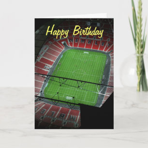 Grattis på födelsedagen Wembley Stadium Kort