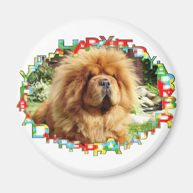 Grattis på födelsedagen WILDboy Magnet (Framsidan)