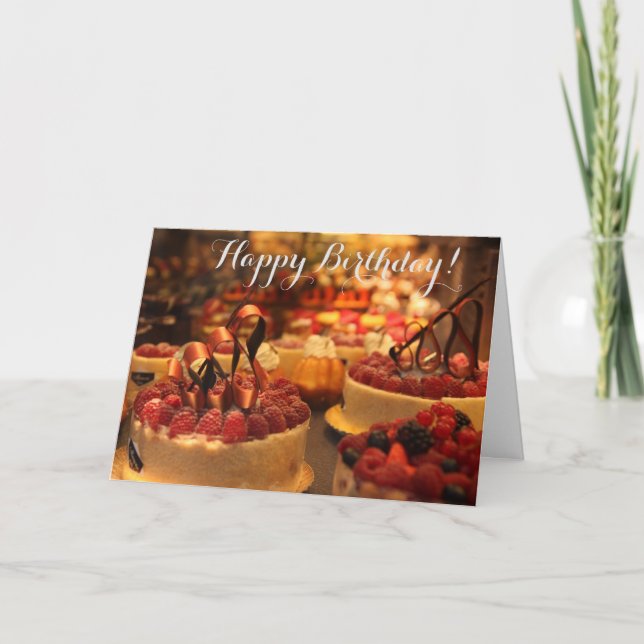 Grattis på födelsedagen Wish Kort (Framsida)