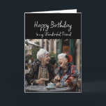 Grattis på födelsedagen Wonderful Friend Kort<br><div class="desc">Grattis på födelsedagen Wonderful Friend Allt i mitt liv är lite bättre med dig i det</div>