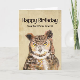 Grattis på födelsedagen Wonderful Friend Stanna sa Kort