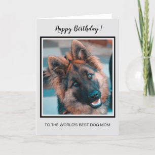 Grattis på födelsedagen Worlds Best Hund Cute Hund Kort