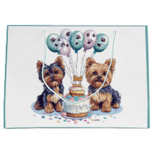 Grattis på födelsedagen Yorkie Hund