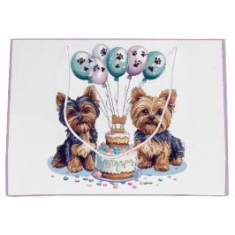 Grattis på födelsedagen Yorkie Hund