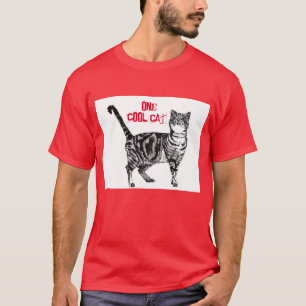Grattis på födelsedagen You Coola Tabby katt T Shirt
