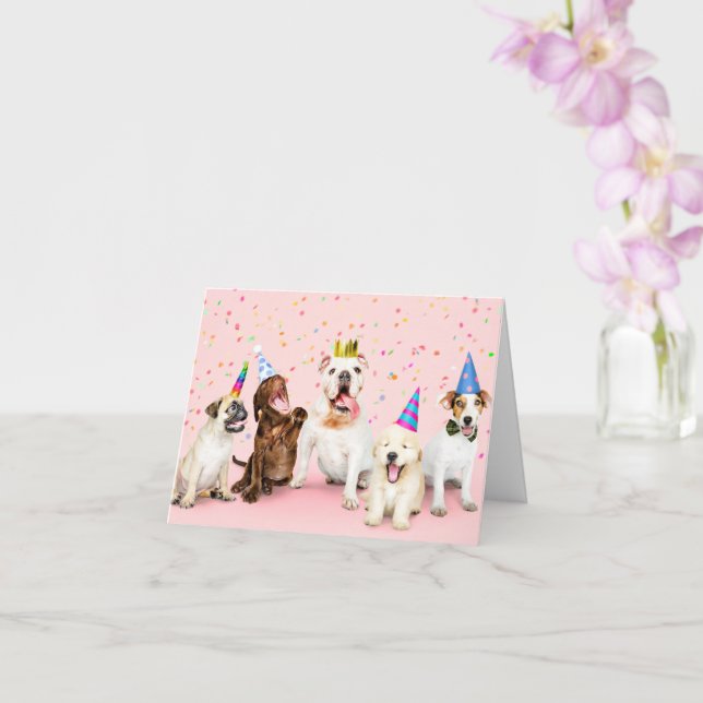 Grattis på födelsedagen You Party Animal Kort (Orkide)