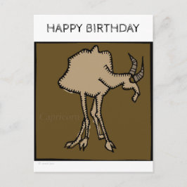 Grattis på födelsedagen Zodiac Signs Capricorn-vyk Vykort