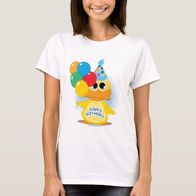 Grattis på födelsedagenanka tee shirt (Framsida)