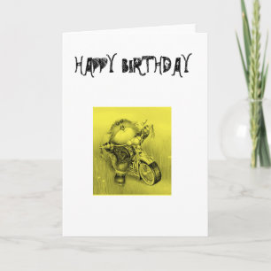 GRATTIS PÅ FÖDELSEDAGENBIKERKORT KORT