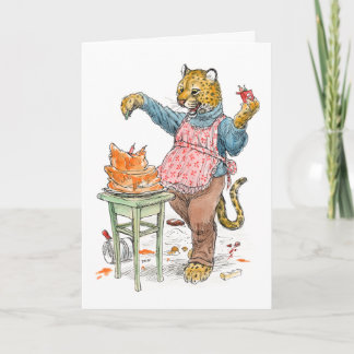 Grattis på födelsedagenCheetahkort Kort