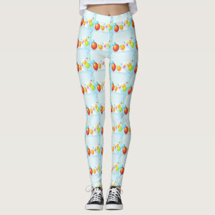 Grattis på födelsedagendamasker leggings