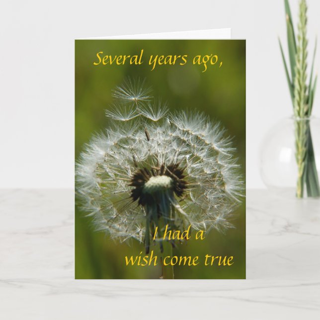 Grattis på födelsedagendotter kort (Framsida)