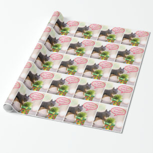 Grattis på födelsedagenekorre presentpapper