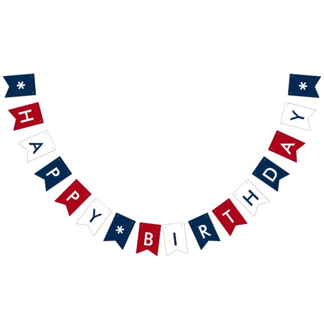 Grattis på födelsedagenfirande något färgar någon vimplar (Alla)