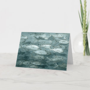 Grattis på födelsedagenfisken värderar skalaa kort