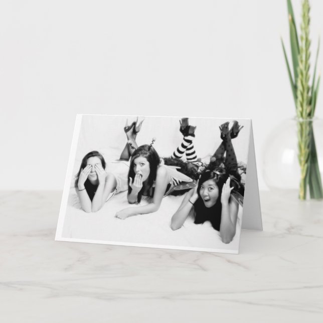 Grattis på födelsedagenflickvän! kort (Framsida)