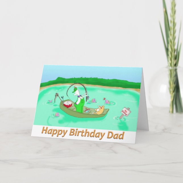 grattis på födelsedagenpappa kort (Framsida)