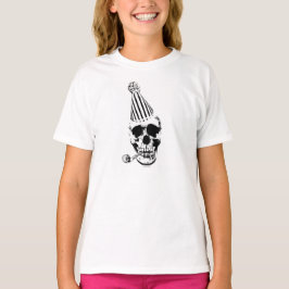 Grattis på födelsedagenpartyskalle t-shirt