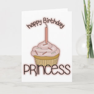 Grattis på födelsedagenPrincess Kort