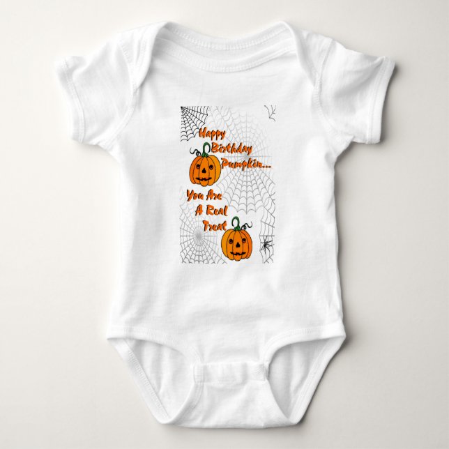 Grattis på födelsedagenpumpa tröja (Framsida)