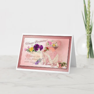 Grattis på födelsedagenrosaHatter Kort