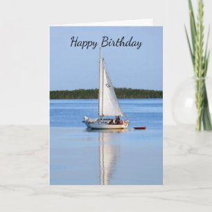 Grattis på födelsedagensida - by - sidosegelbåtar kort
