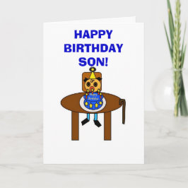 Grattis på födelsedagenSon! Kort