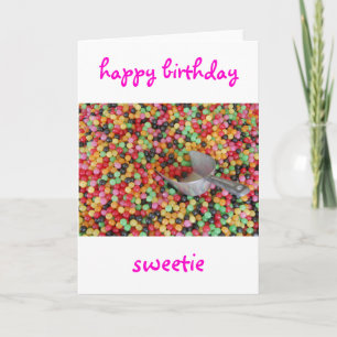 Grattis på födelsedagenSweetiekort Kort