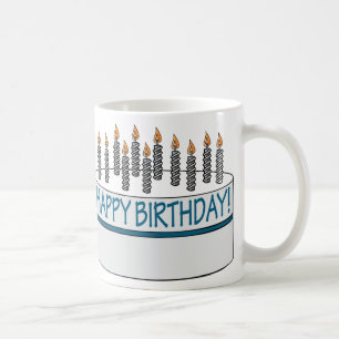 Grattis på födelsedagentårta kaffemugg