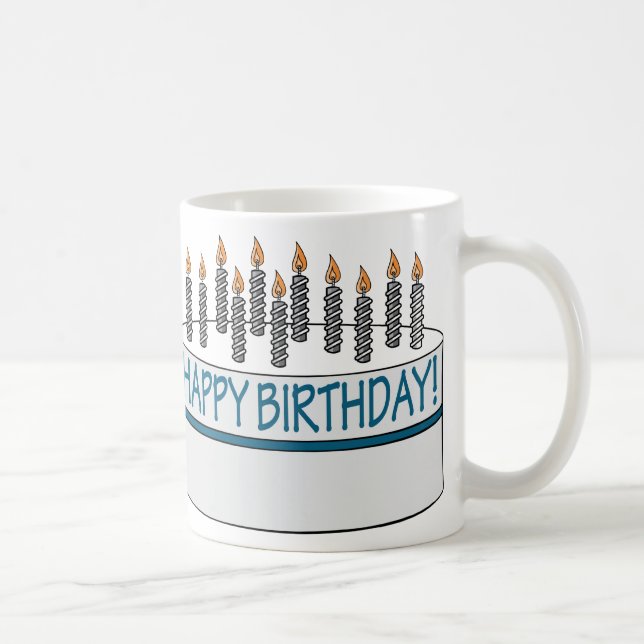Grattis på födelsedagentårta kaffemugg (Höger)