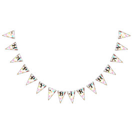 Grattis på födelsedagentårtamönster vimplar