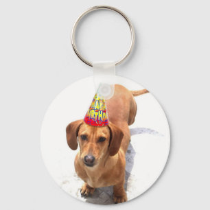 Grattis på födelsedagentax Keychain Nyckelring
