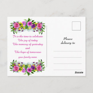 Grattis på grundarens dag vykort