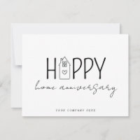 Grattis på hemårsdag Fastighetskort