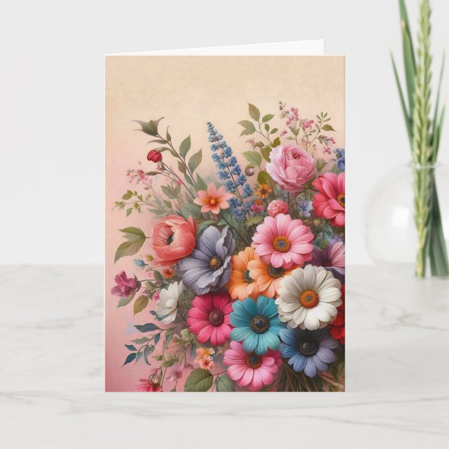 Grattis på mors dag 4 kort (Framsida)