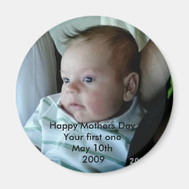Grattis på mors dag, din första! magnet